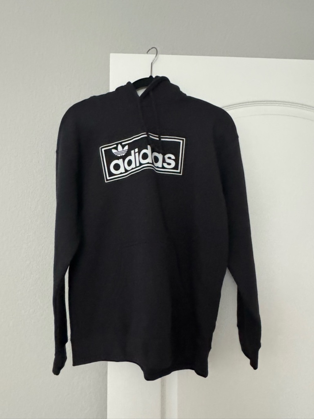 Adidas Black Logo Hoodie